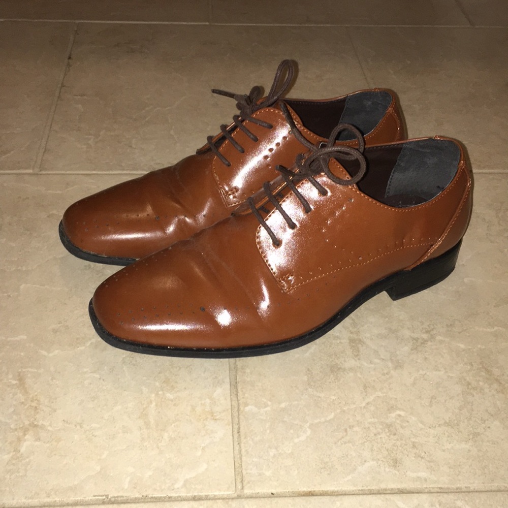 Brown Stacy Adams Boys shoes